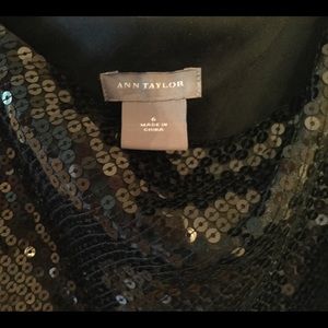Ann Taylor Tops - Black sequins evening top Ann Taylor Ann Taylor Tops - Black sequins evening top Ann Taylor